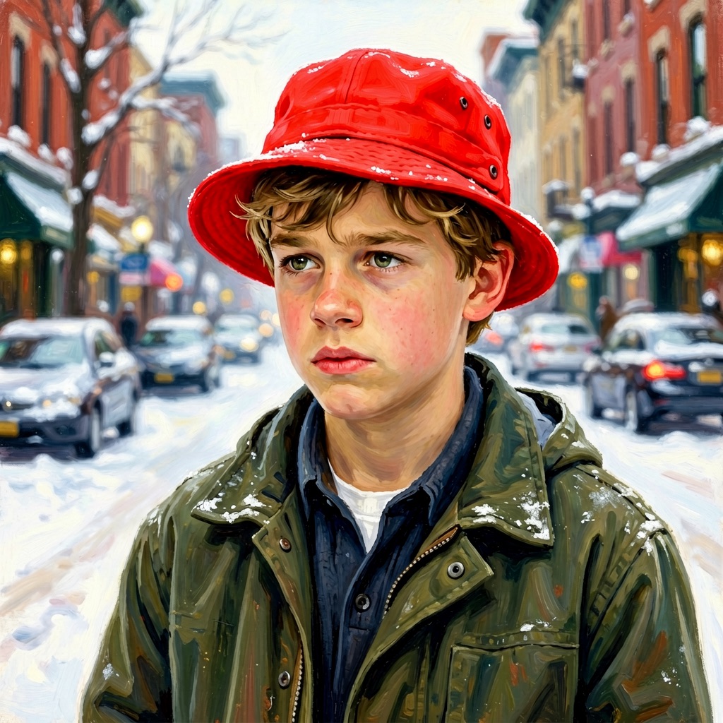 Holden Caulfield portrait