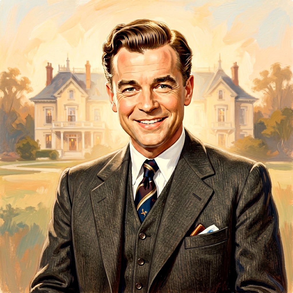 Jay Gatsby portrait