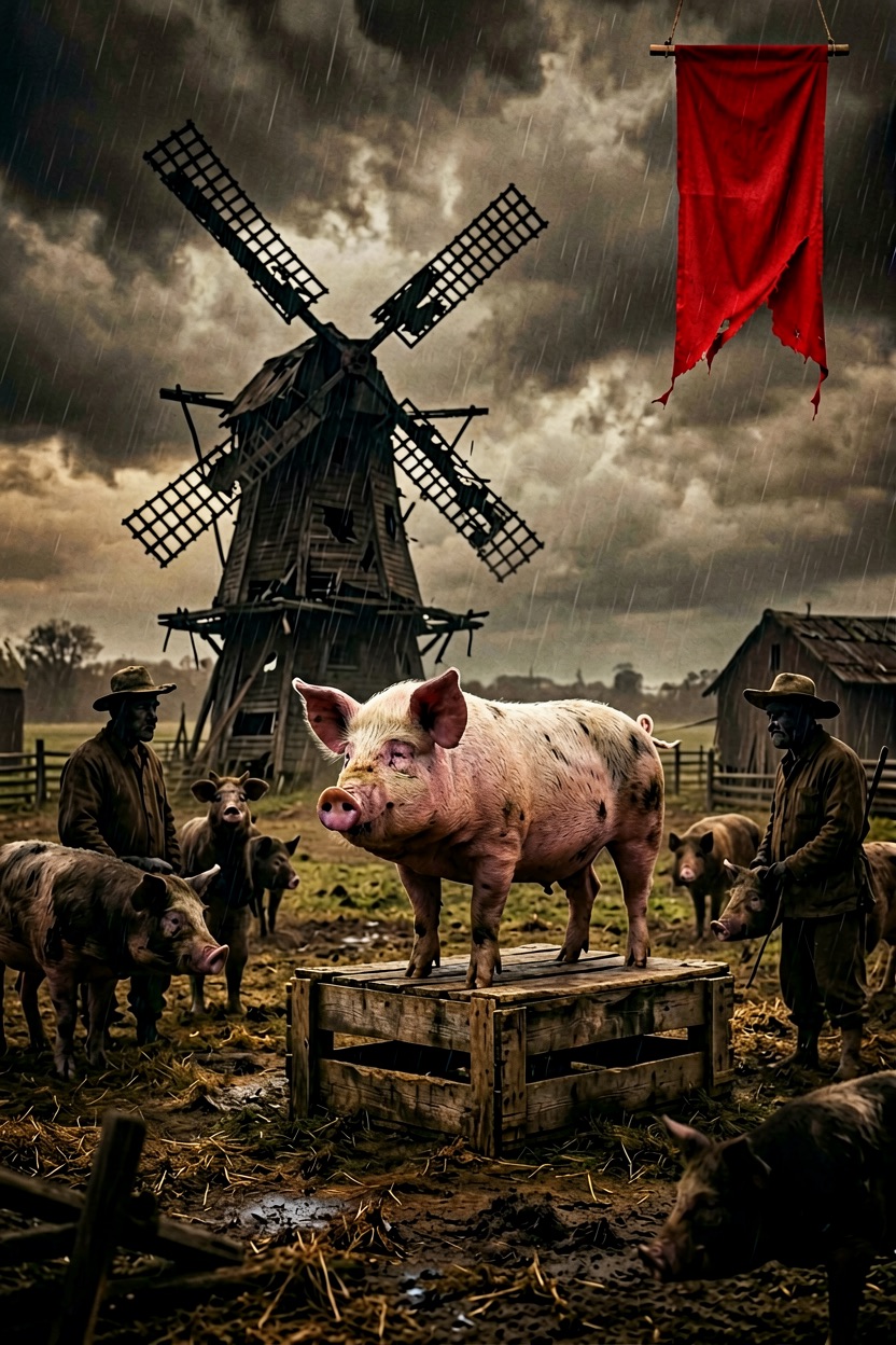 Animal Farm study guide cover